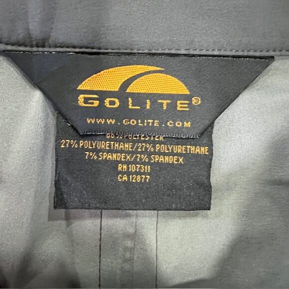 GoLite Paradigm Full Zip Off Hiking Pants Mens L Gray Waterproof Outdoor Stretch - Picture 3 of 10